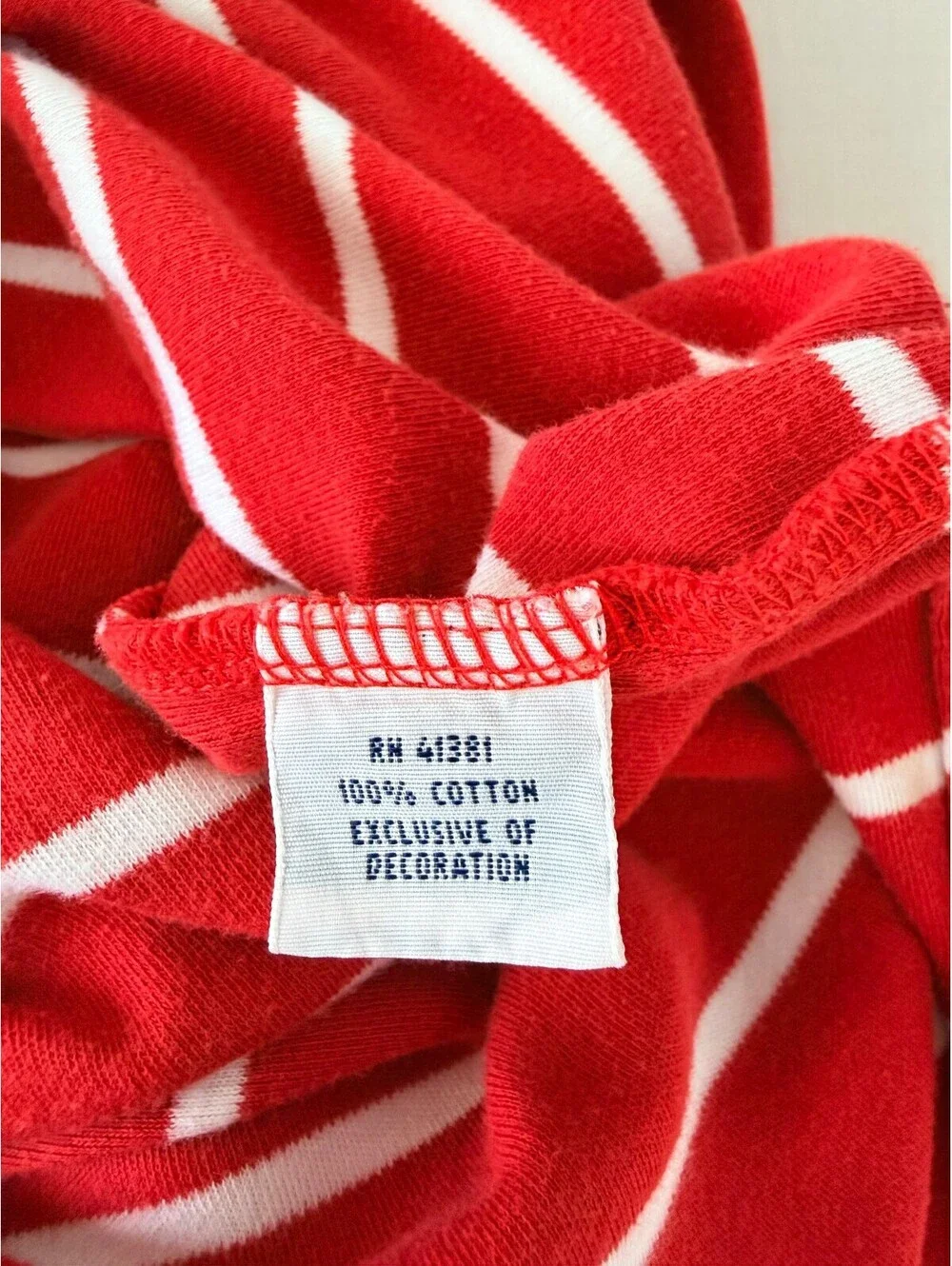 Polo Ralph Lauren Red White Stripe Cotton Polo Shirt Pony Logo Men’s L